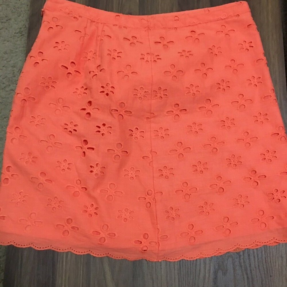 NWOT Ann Taylor Loft Orange Skirt